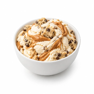 Ritter's Frozen Custard Cookie Dough and Peanut Butter Medium