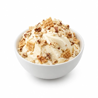 Ritter's Frozen Custard Waffle Nut Crunch Large