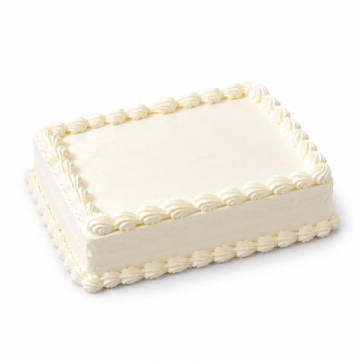 Ritter's Frozen Custard Sheet Cakes White Vanilla Large