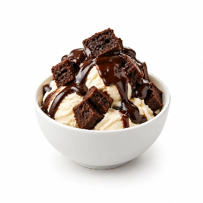 Ritter's Frozen Custard Signature Sundaes Hot Fudge Brownie