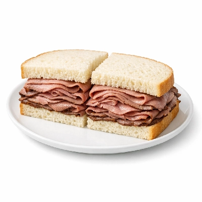 Roast beef sandwich plain