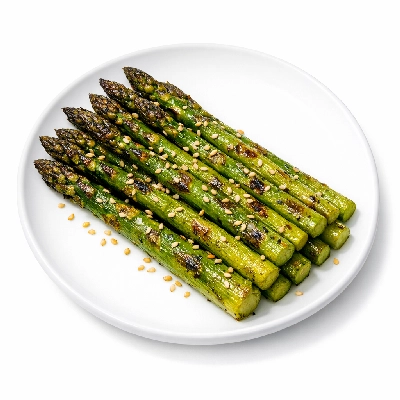 Roasted Asparagus with Sesame Seeds