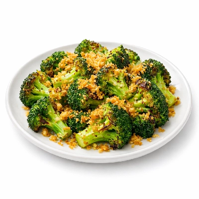 Roasted broccoli with breadcrumbs