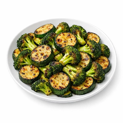 roasted zucchini and broccoli