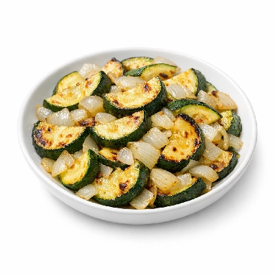 Roasted Zucchini and Onions