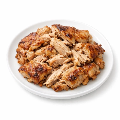 Rotisserie chicken thigh meat only skinless