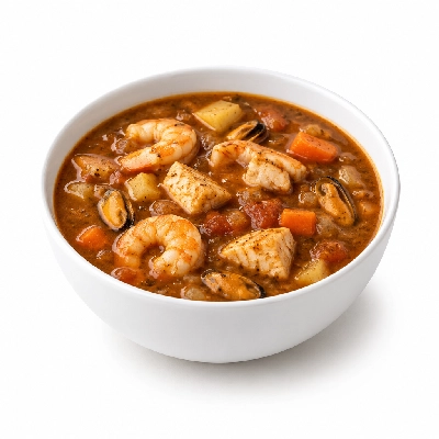 Ryan's Grill, Buffet & Bakery Entrees Hearty Seafood Stew