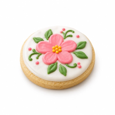 Ryan's Grill, Buffet & Bakery Iced Decorated Cookie