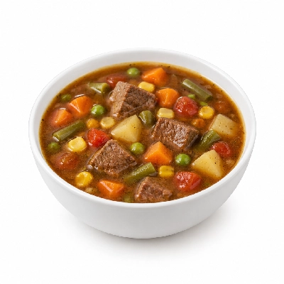 Ryan's Grill, Buffet & Bakery Soups Vegetable Beef