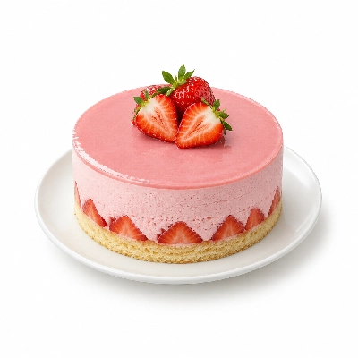 Ryan's Grill, Buffet & Bakery Strawberry Mousse Cake