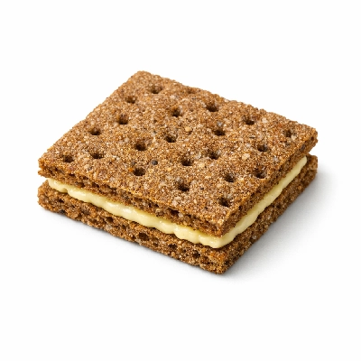 Crackers rye sandwich-type with cheese filling