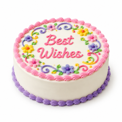 Sainsbury's Bakery Best Wishes Cake