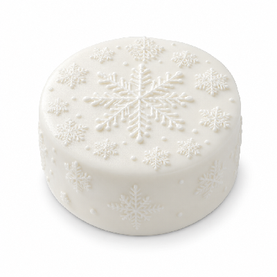 Sainsbury's Bakery Festive Cakes Fully Iced Snowflake