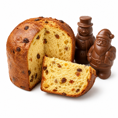 Sainsbury's Bakery Panettone Hollow Chocolate Snowman & Santa