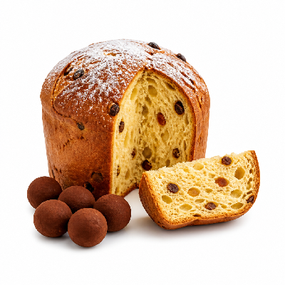 Sainsbury's Bakery Panettone Table Decoration & Chocolate Truffles