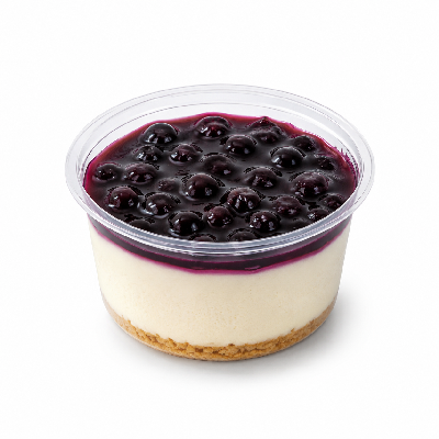 Sainsbury's Desserts Snack Pots Blackcurrant Cheesecake