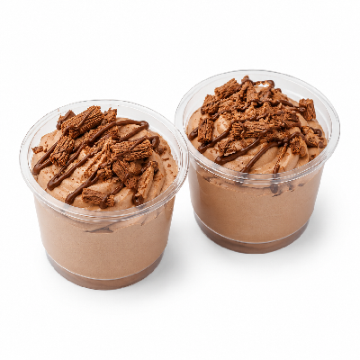 Sainsbury's Desserts Snack Pots Cadbury's Flake Chocolate Twin