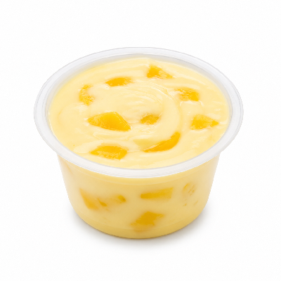 Sainsbury's Fair Trade Organic Low Fat Mango Yogurts Yellow Fruits