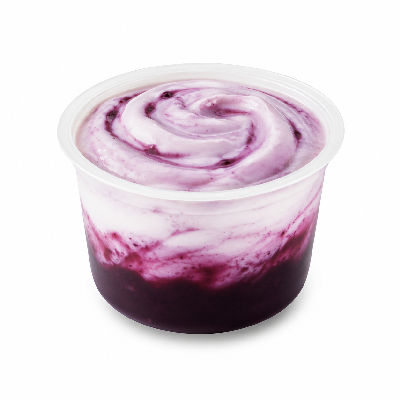Sainsbury's Fair Trade Organic Yeo Valley Fruit Favourites Blackcurrant Yogurts