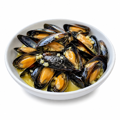 Sainsbury's Fish Scottish Mussels in Garlic Butter
