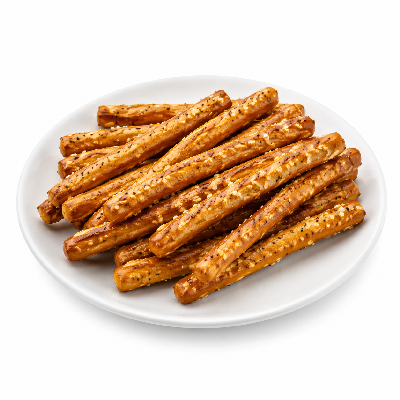 Sainsbury's Food Cupboard All Crisps Pretzel Selection Oven Baked Sea Salt and Cracked Black Pepper Sticks