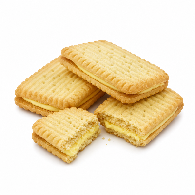 Sainsbury's Food Cupboard Biscuits Be Good to Yourself Custard Creams 25% Less Fat