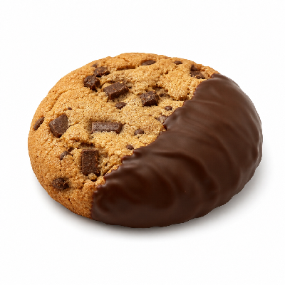 Sainsbury's Food Cupboard Biscuits Cookies Fox's Half Coated Chocolate Chunk