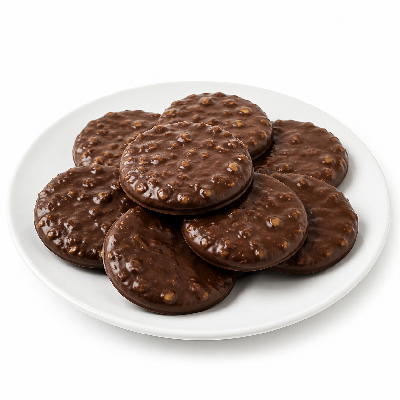 Sainsbury's Food Cupboard Biscuits Duchy Chocolate Ginger Organic