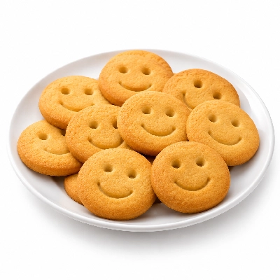 Sainsbury's Food Cupboard Biscuits Lunchbox Jacob's Happy Faces Twin Pack