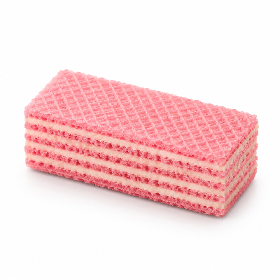 Sainsbury's Food Cupboard Biscuits Lunchbox Wafers Pink