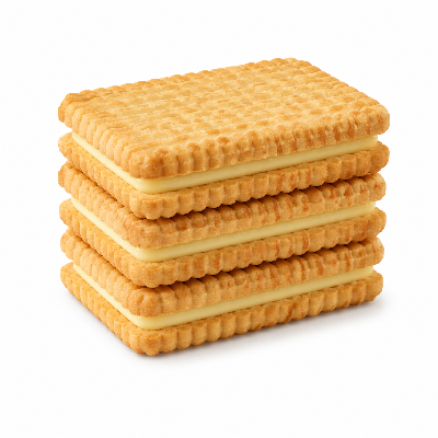 Sainsbury's Food Cupboard Biscuits Sweet All Triple Pack Custard Cream