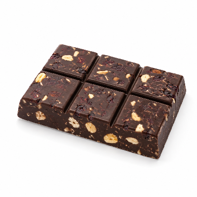 Sainsbury's Food Cupboard Block Chocolate Dark Almond & Cranberry Bar Taste the Difference