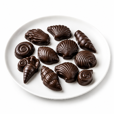 Sainsbury's Food Cupboard Block Chocolate Guylian Seashells Dark Extra