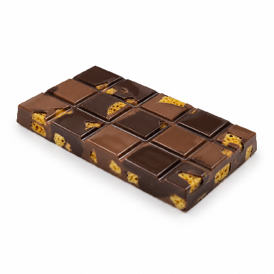 Sainsbury's Food Cupboard Block Chocolate Milk & Dark Honeycomb Bar Taste the Difference