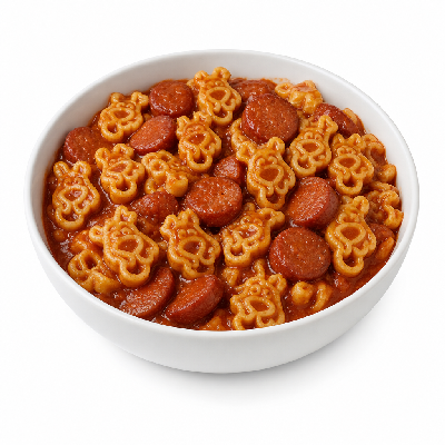 Sainsbury's Food Cupboard Crosse & Blackwell 4 Kids Scoobydoo Pasta with BBQ Sausage