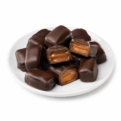 Sainsbury's Food Cupboard Dark Chocolate Coated Caramels Taste the Difference