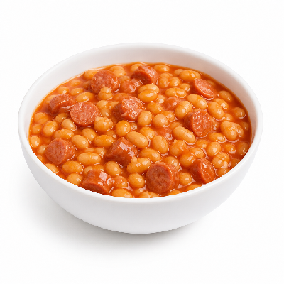Sainsbury's Food Cupboard Heinz Baked Beans & Mini Sausage Omeg3