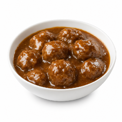 Sainsbury's Food Cupboard Hot Meat Meals Fray Bentos Meatballs in Gravy