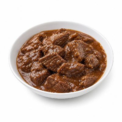 Sainsbury's Food Cupboard Hot Meat Meals Princes Stewed Steak Gravy