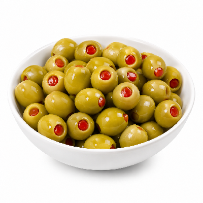 Sainsbury's Food Cupboard Olives Green Stuffed with Pimiento