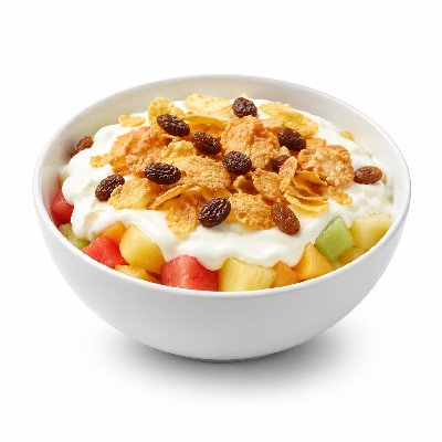 Sainsbury's Food Cupboard Snack Pots Fruit Bowl Yogurt Flakes Raisins