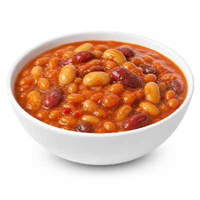 Sainsbury's Food Cupboard Vegetables Pulses Mixed Beans in Mild Chilli Sauce Way to Five