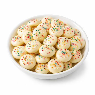 Sainsbury's Food Cupboard White Chocolate Rainbow Buttons