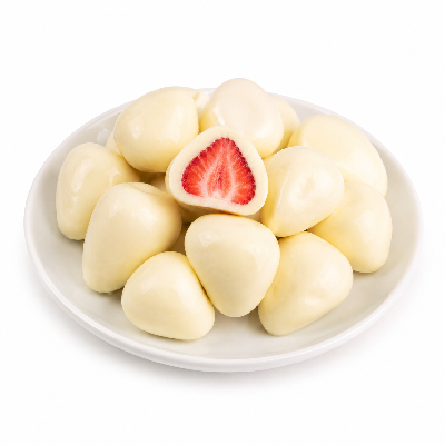 Sainsbury's Food Cupboard White Chocolate Strawberries Taste the Difference