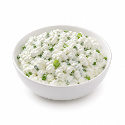 Sainsbury's Fresh Food Cheese Snacking Cottage Onion and Chive Be Good to Yourself