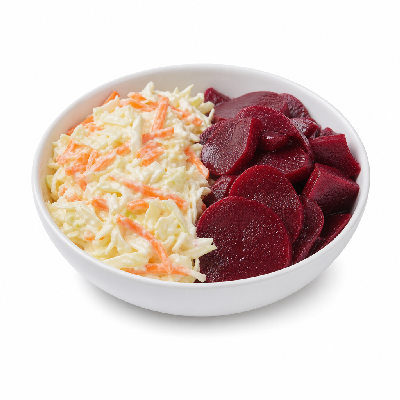 Sainsbury's Fresh Food Coleslaw & Beetroot Twin Pack