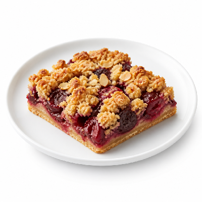 Sainsbury's Fresh Food Desserts Cherry & Almond Streussel Taste the Difference