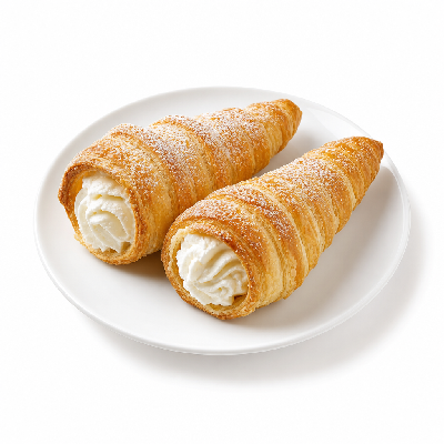 Sainsbury's Fresh Food Desserts Cream Horn Twinpack