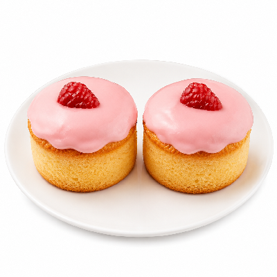 Sainsbury's Fresh Food Desserts Twinpack Raspberry Sponges