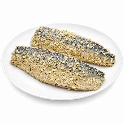 Sainsbury's Fresh Food Fish Lemon & Pepper Oat Mackerel Be Good to Yourself